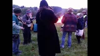 Beltane moon and fire Jam 2014