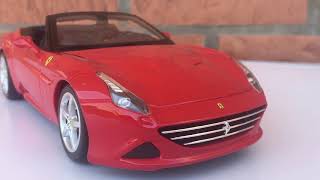 Unboxing Ferrari California T 1/18 Burago