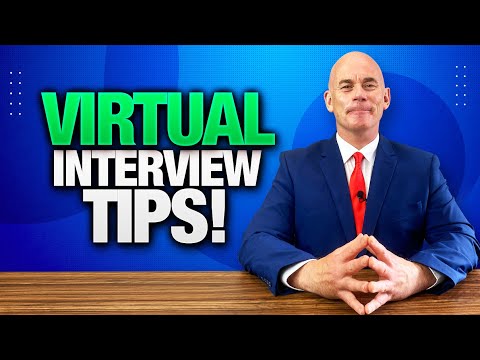 TOP 10 VIRTUAL JOB INTERVIEW TIPS! (How To PASS An Online Zoom, Skype, Or HireVue Job Interview!)