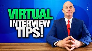 TOP 10 VIRTUAL JOB INTERVIEW TIPS! (How to PASS an Online Zoom, Skype, or HireVue Job Interview!) image