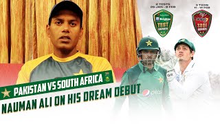 Nauman Ali On His Dream Debut | Pakistan vs South Africa Test Series 2021 | PCB | ME2Q