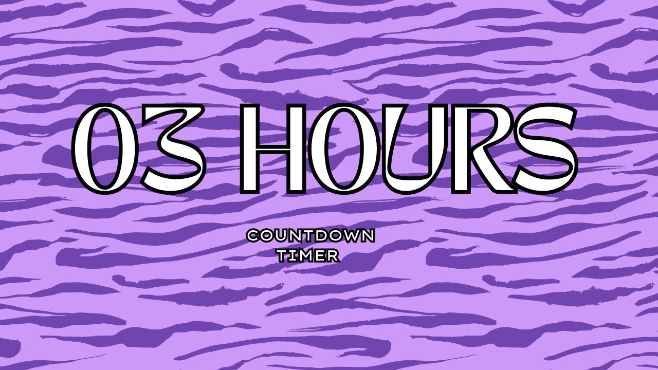 03 HOUR COUNTDOWN TIMER | HELPS YOU TO FOCUS ••• - YouTube