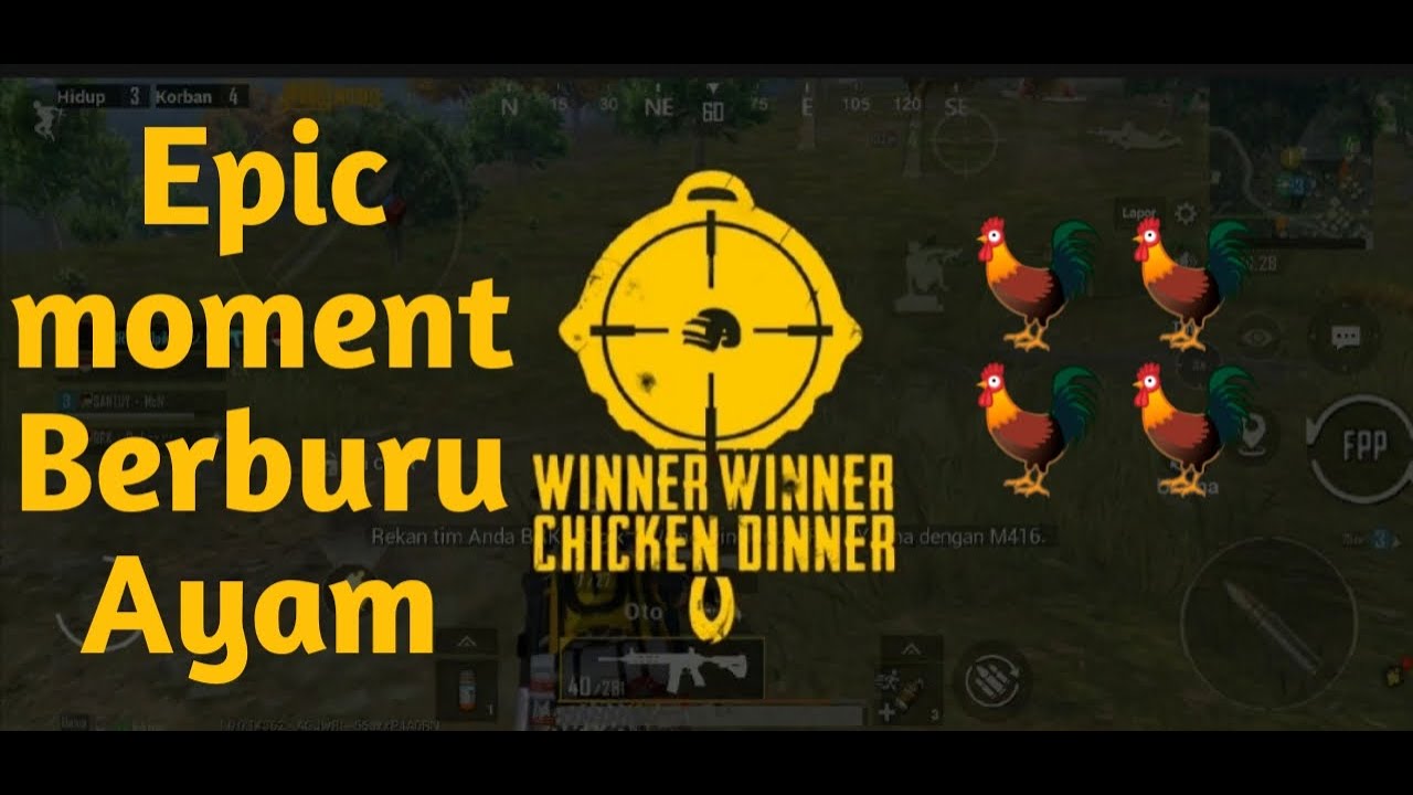 EPIC MOMENT MENUJU CHICKEN DINNER PUBG MOBILE!! - YouTube