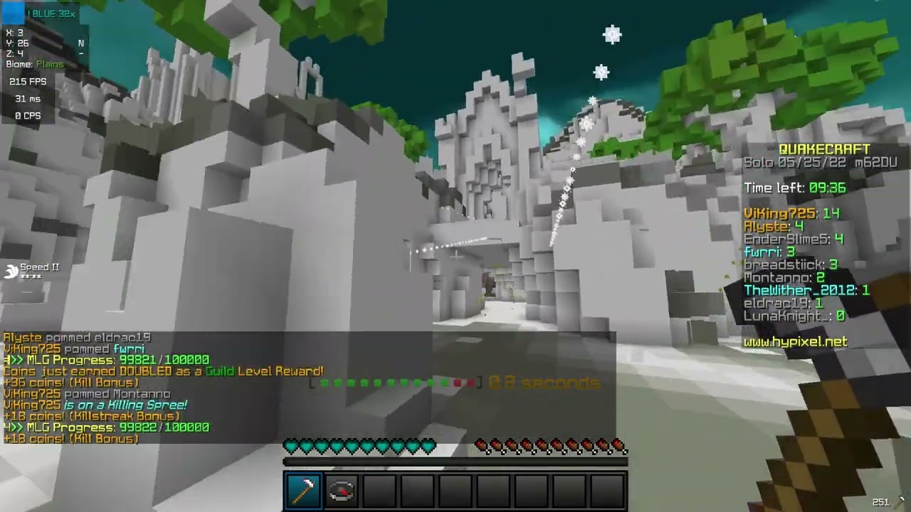 37 second ancient game - hypixel quakecraft