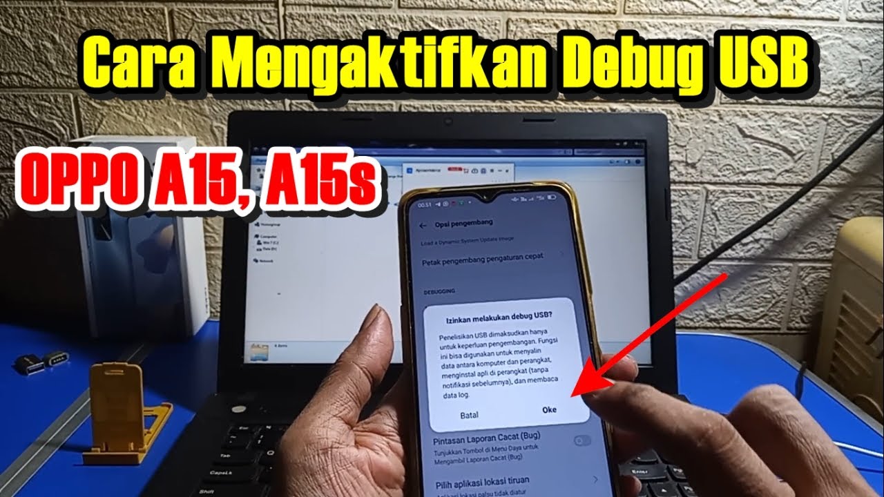 Cara Mengaktifkan USB Debugging di HP Oppo A16, A15s, A53 - YouTube