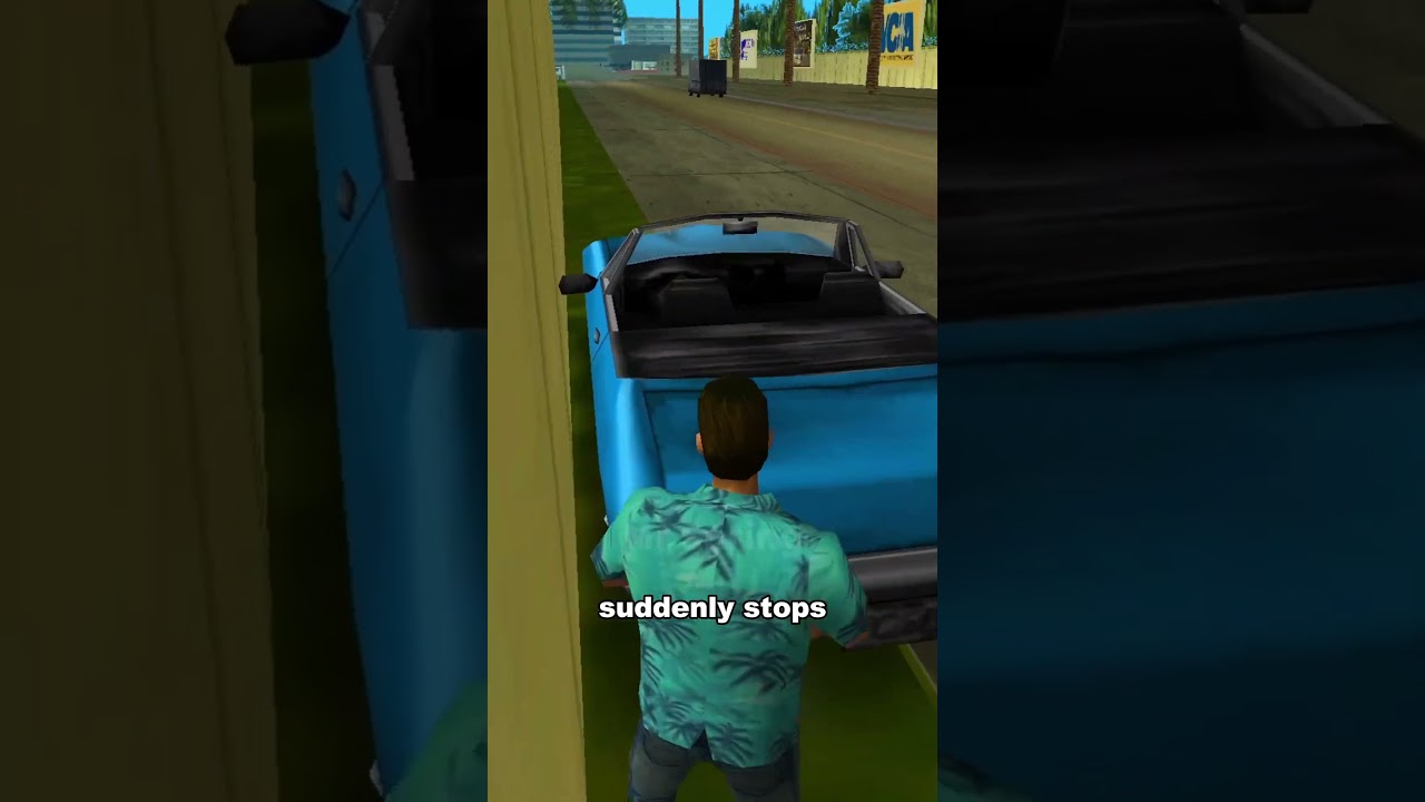 IF YOU TRY TO JUMP OUT OF A CAR WITH A BLOCKED LEFT SIDE IN GTA GAMES