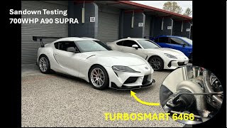 Sandown Testing | 700WHP Toyota A90 Supra [TAXBRK] | Turbosmart 6466 Turbocharger | Time Attack Prep