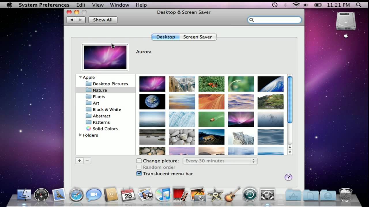 How To Change Your Desktop Background In Mac OS X YouTube