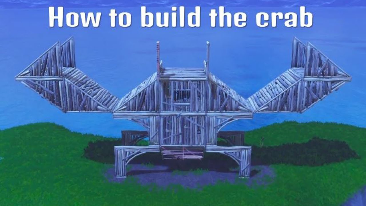 Fortnite Battle Royale How To Build The Crab YouTube