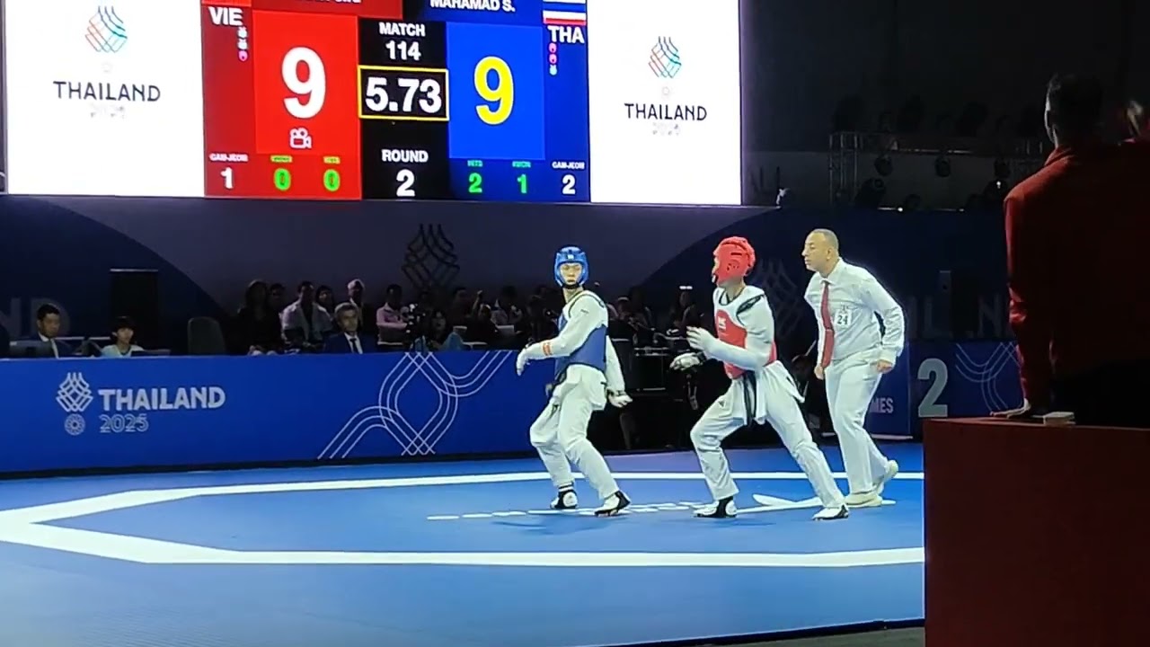 คลิปเต็ม คู่ที่ 3 ชิงเหรียญทอง  #พี่ฟาอีส  #TAEKWONDO #THAILAND #SEAGAMES2025🇹🇭