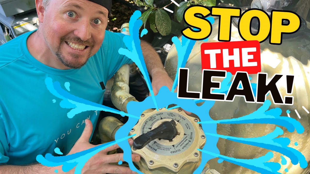 How To Fix Leaking Pool Backwash Valve YouTube