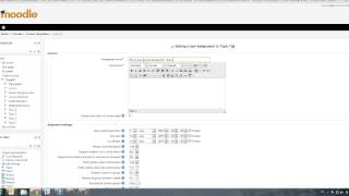 Assignments in a Course - Moodle 2