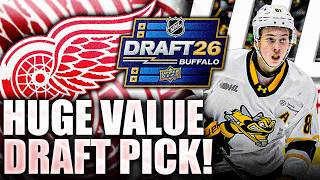 STEVE YZERMAN JUST GOT GREAT VALUE: DETROIT RED WINGS DRAFT BECKHAM EDWARDS @ THE 2026 NHL DRAFT