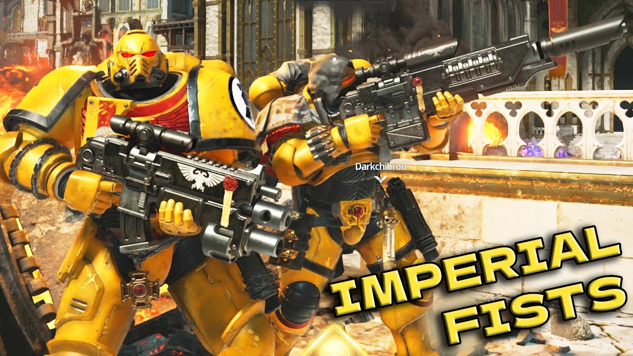 2 IMPERIAL FISTS vs TYRANIDS - Hive Tyrant BOSS Fight - Warhammer 40k: Space Marine 2