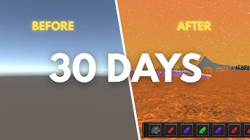 What a Month of Game Dev Looks Like