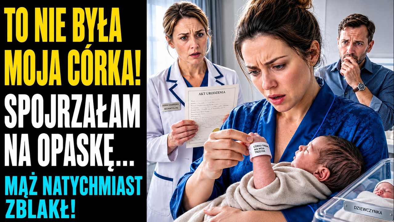 Mąż zamienił naszą córkę na dziecko swojej kochanki — gdy lekarka spojrzała na opaskę w szpitalu, nagle zbladła.