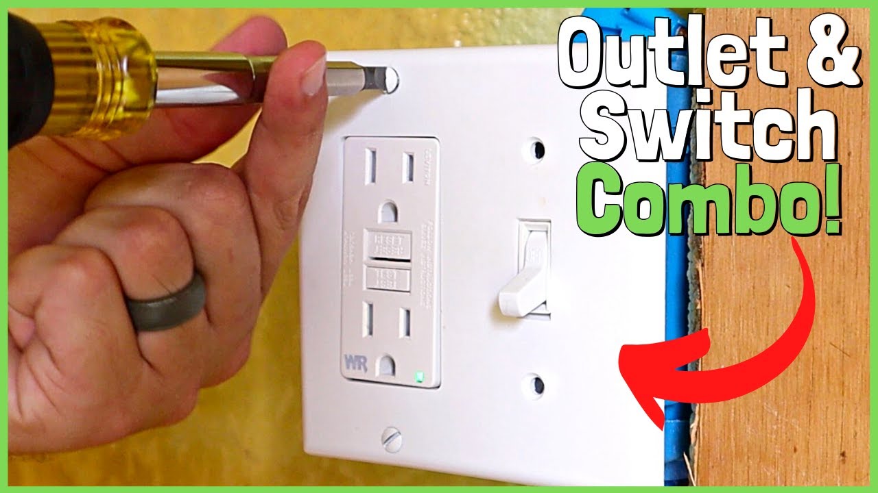 electrical outlet wiring with switch