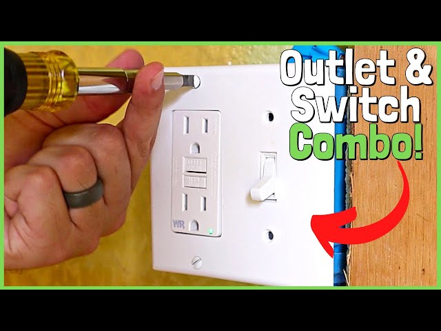 Easiest Way To Wire a Light Switch and Outlet In the Same Box 