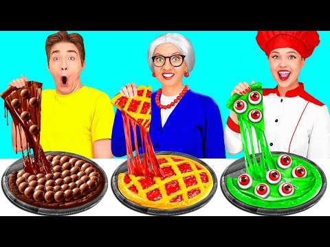 Me vs Grandma Cooking Challenge | Kitchen Hacks and Tricks by HAHANOM Challenge