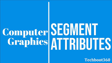 segment attributes in computer graphics
