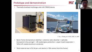 Ultrahigh efficiency desalination: 2021 MIT World Water Day video competition