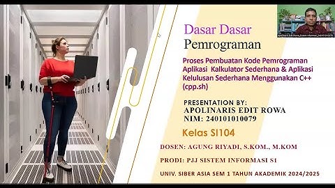 Pembuatan Kode Pemrograman Kalkulator Sederhana & Aplikasi Kelulusan Sederhana  C++ (cpp.sh)