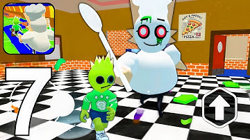 Pizza Shop Escape Obby - New Map Gameplay Walkthrough Part 7 - Pizza Parkour (Android, iOS)