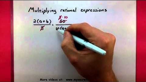 Algebra - Multiply two rational expressions together