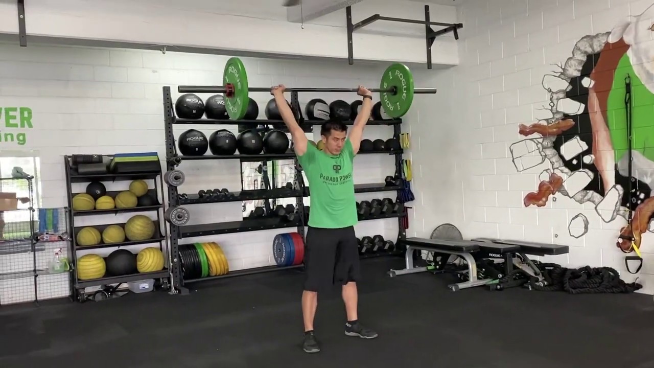 Barbell Hang Power Snatch - YouTube