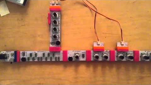 Littlebits-Korg Synth Kit Transposing a Sequence.