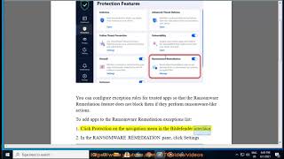 Add Ransomware Remediation Exceptions To Bitdefender