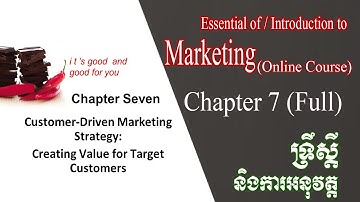 ONLINE COURSE| Chapter 7: Customer-Driven Marketing Strategy:Creating Value for Target Customers