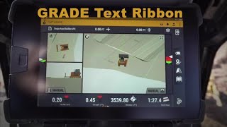 Cat® Next Gen Dozer GRADE Monitor: Text Ribbon