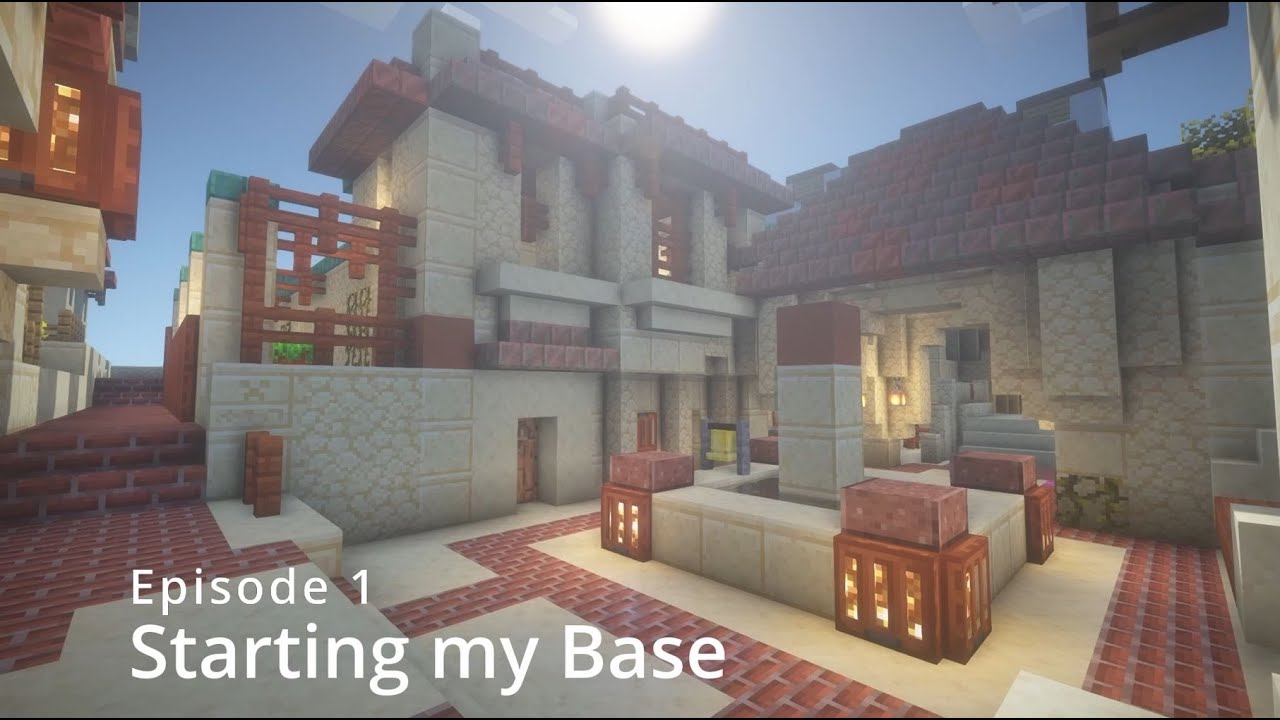 Minecraft Let's Play Ep1 | Starting my Base | Low Commentary Gameplay ...