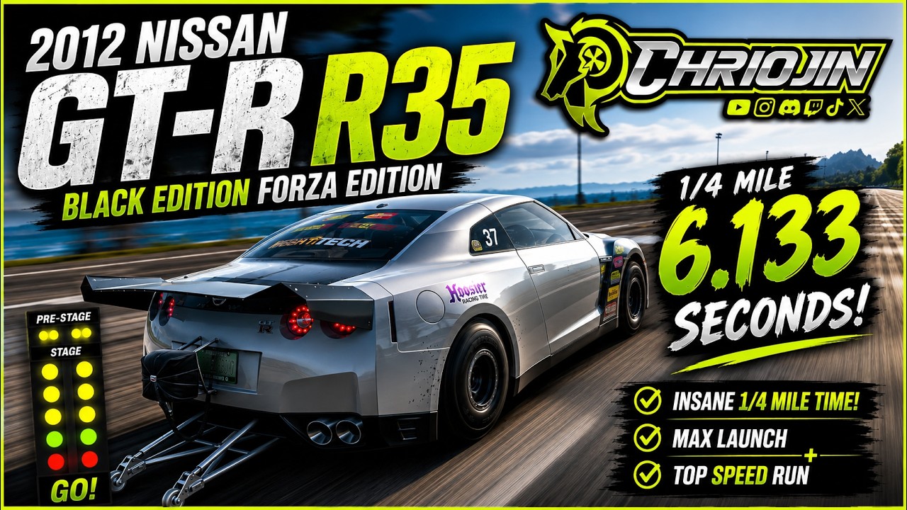 3000HP 6 SECOND R35 GT-R FE! | FORZA HORIZON 6 DRAG TUNE 🚀 - YouTube