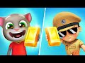 Talking Tom Cat vs Little Singham Run Talking Tom 