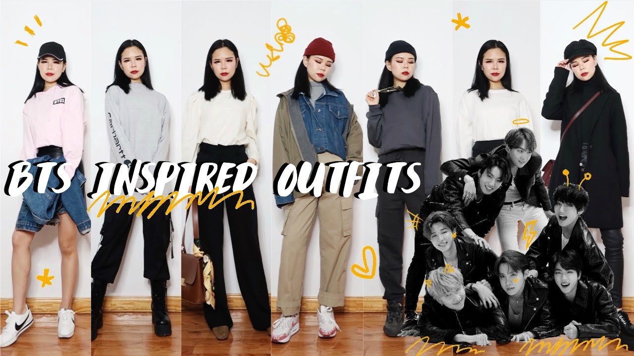 HOW TO DRESS LIKE BTS (방탄소년단) // INSPIRED OUTFITS - YouTube