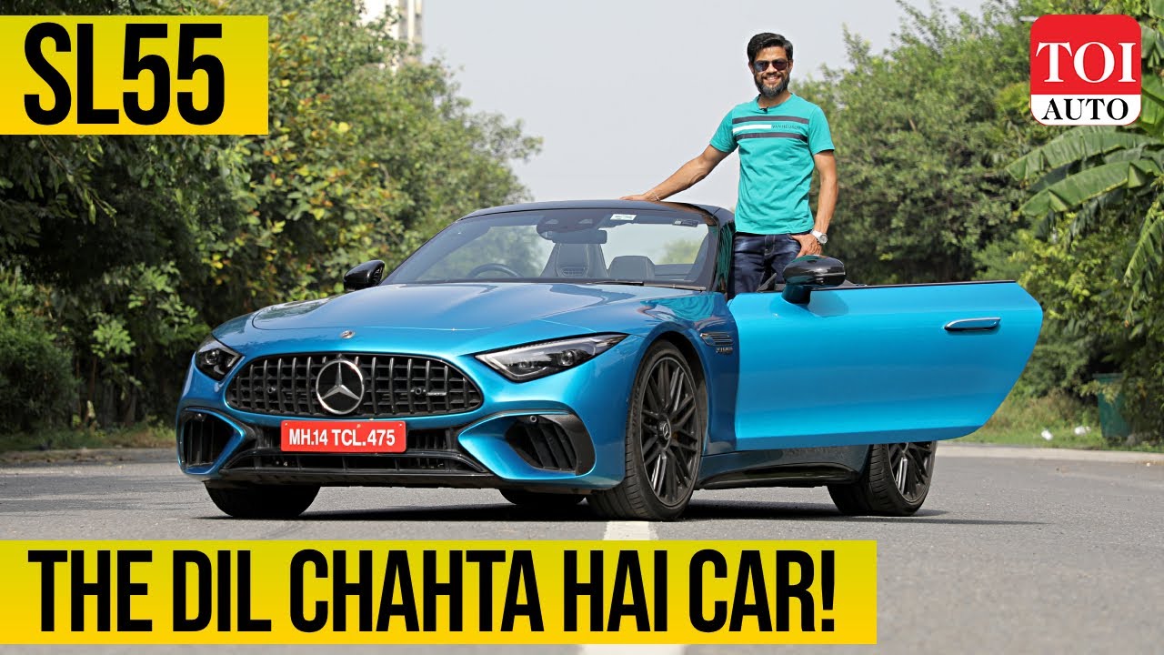 Mercedes-AMG SL 55 Roadster Review: Crazy sound and performance! | TOI ...