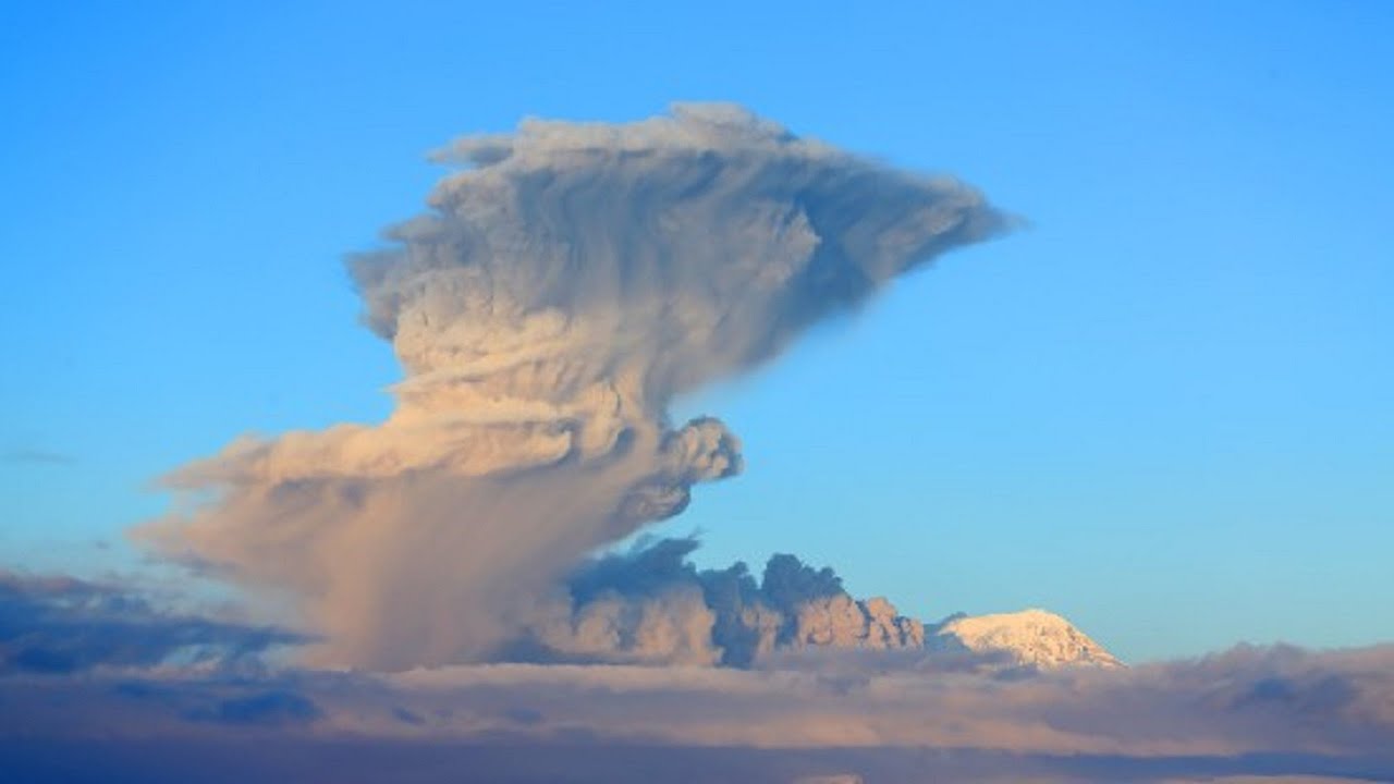 Shiveluch Volcano Huge Eruption To 30,000 Ft - Prolonged Extreme Cold ...