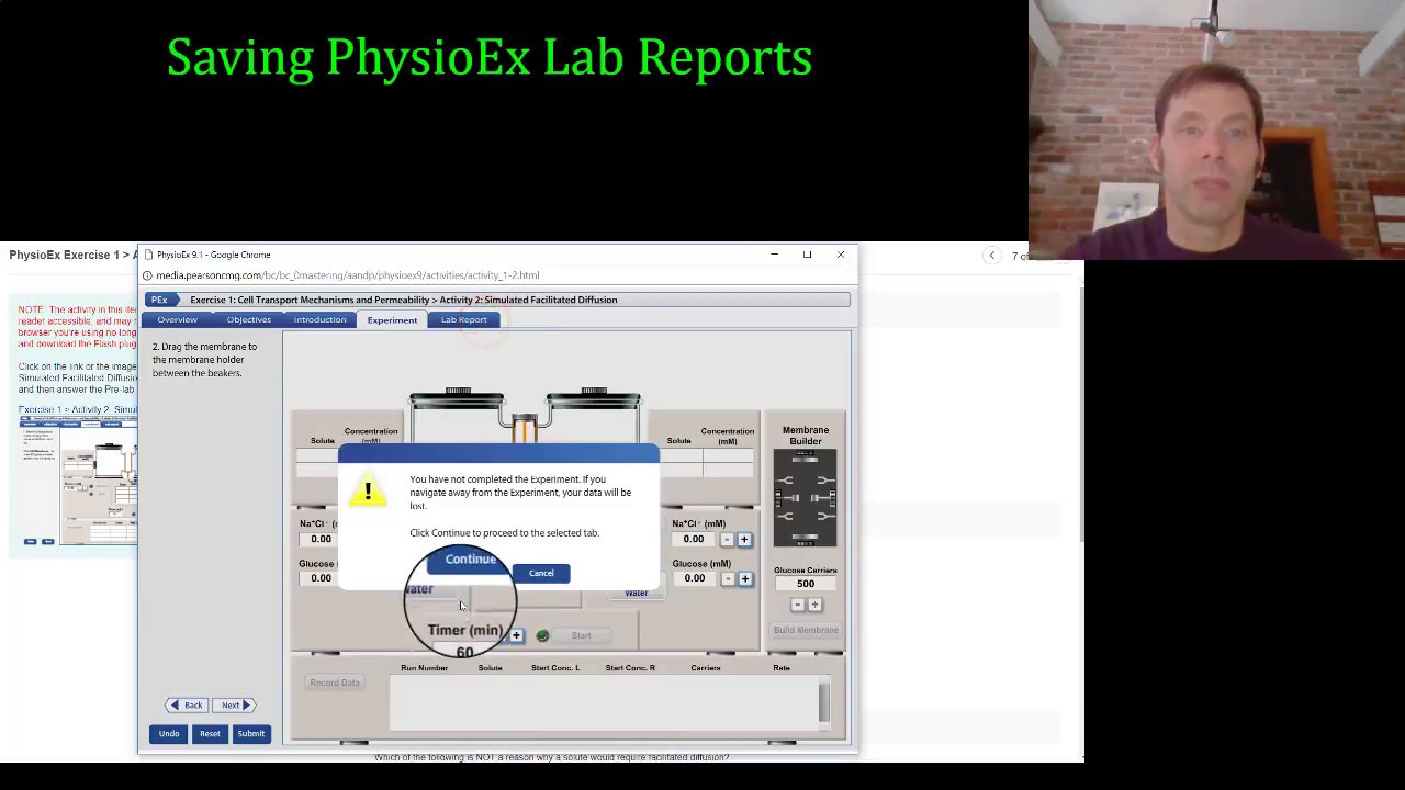 How to save lab reports for online labs - YouTube