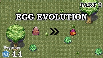 How to create eggs and monster with resources - Tamagotchi Part 2 - Learn Godot 4 2D - no talking
