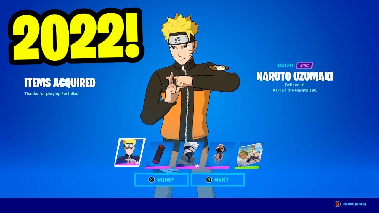 NARUTO SKIN RETURN RELEASE DATE IN FORTNITE 2022! - YouTube