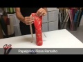 How to gift wrap a bottle of wine #wrappingabottle