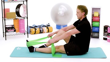 Seated Row with Resistance Band