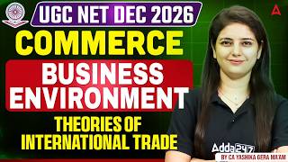 UGC NET Commerce | UGC NET Commerce Unit 1 Business Environment By CA Yashika