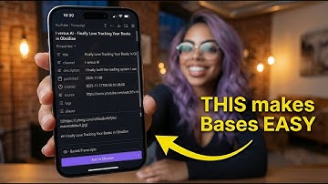 AI Saved My Obsidian Bases (Web Clipper Tutorial)