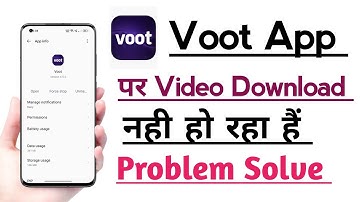 Voot App pe Video Download nahi ho Raha hai | problem fix