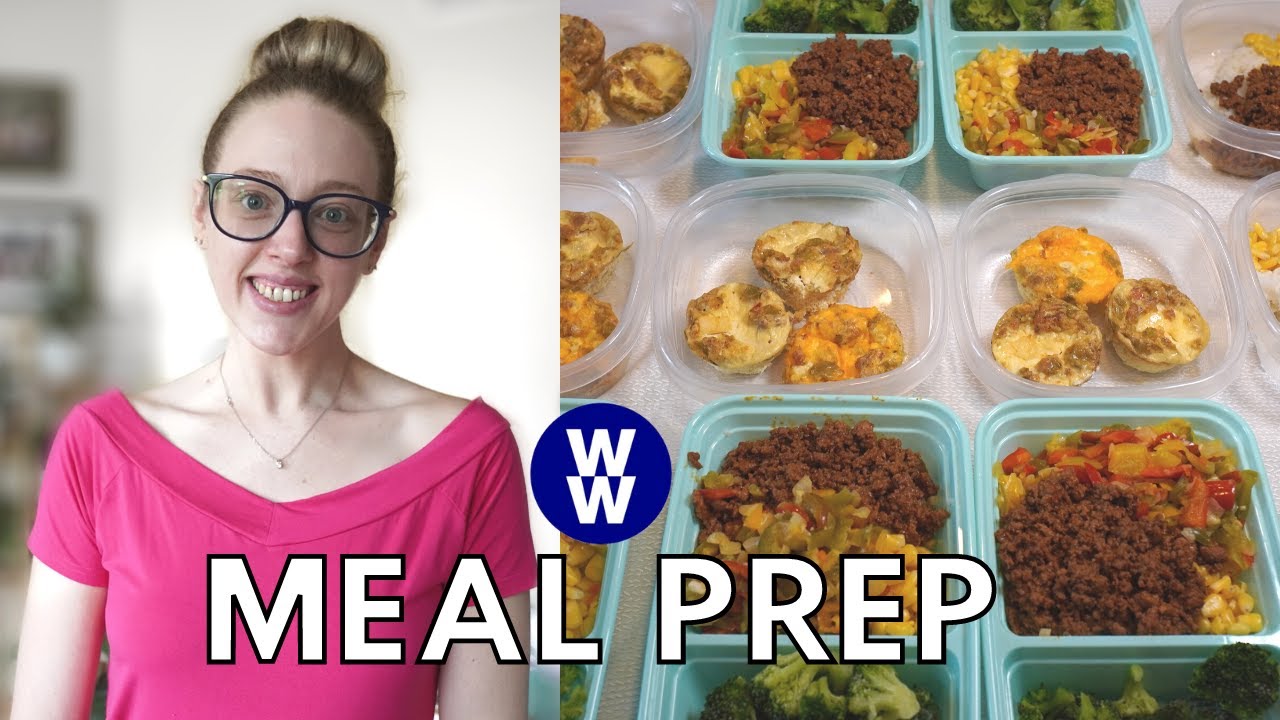 TACO BOWLS, JALAPEÑO POPPER EGG BITES Meal Prep for Weight Loss on WW