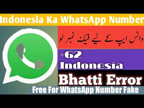 Indonesia fake number