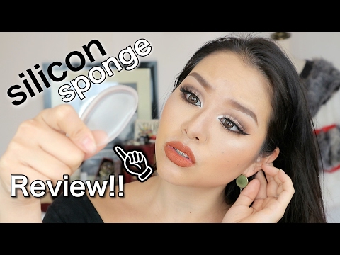 話題のシリコンパフを使いながらレビュー｜SILICONE SPONGE REVIEW